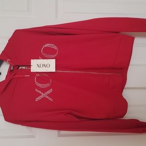 Xoxo red sweatshirt